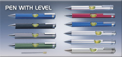 Level ball point pen Level Ruler